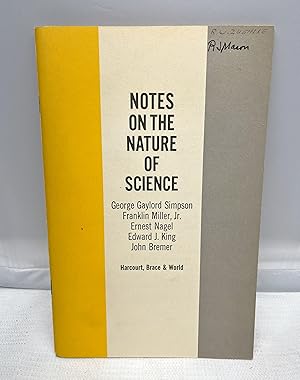 Immagine del venditore per Notes on the Nature of Science venduto da Prestonshire Books, IOBA