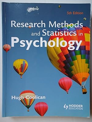 Bild des Verkufers fr RESEARCH METHODS AND STATISTICS IN PSYCHOLOGY zum Verkauf von GfB, the Colchester Bookshop