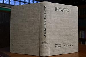 Bild des Verkufers fr Melanchthons Briefwechsel. Band T 7: Texte 1684-1979 (1536-1537). zum Verkauf von Gppinger Antiquariat