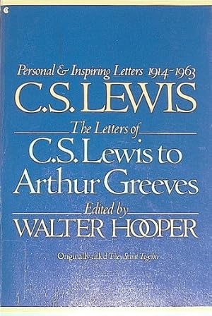 Seller image for The Letters of C.S. Lewis to Arthur Greeves, 1914-1963 for sale by WeBuyBooks