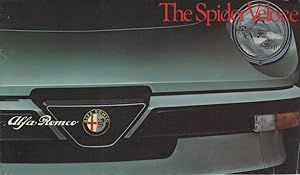 The 1983 Spider Veloce Sales Brochure (Alpha Romeo)