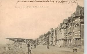 Postkarte Carte Postale 13938039 Mers-les-Bains 80 Somme Le Boulevard