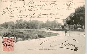 Postkarte Carte Postale 13939969 Abbeville 80 Somme Quai du Port
