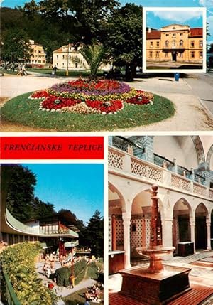 Postkarte Carte Postale 73940905 Trencianske Teplice SK Park Liecebny dom Sina Kupaliska Zelena r...