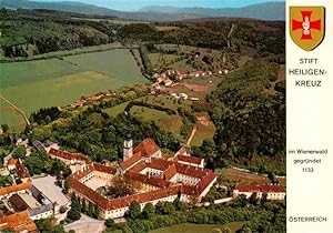 Postkarte Carte Postale 73941534 Heiligenkreuz Kloster Niederoesterreich AT Fliegeraufnahme mit S...