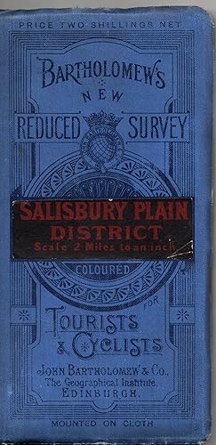 Bartholomew's New Reduced Survey. Salisbury Plain District. Scale 2 Miles to an Inch. Coloured fo...