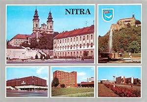 Bild des Verkufers fr Postkarte Carte Postale 73939307 Nitra Slovakia Nitriansky hrad Obchodny dom Prior Hotel Nitra Areal Vys zum Verkauf von Versandhandel Boeger