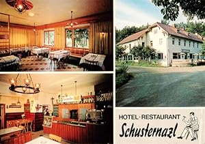 Postkarte Carte Postale 73942020 Gruberau Wienerwald Niederoesterreich Hotel Restaurant Schustern...