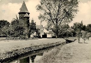 Postkarte Carte Postale 73943040 Borken Westfalen Stadtgarten mit Papendiekturm