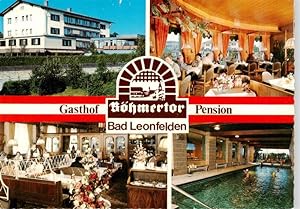 Postkarte Carte Postale 73937403 Bad Leonfelden AT Gasthof Pension Boehmertor Gastraeume Hallenbad