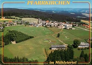 Postkarte Carte Postale 73942016 Pfarrkirchen Muehlkreis Oberoesterreich AT Fliegeraufnahme