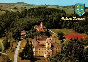Postkarte Carte Postale 73941862 Schloss Rosenau Zwettl Niederoesterreich AT Fliegeraufnahme oest...