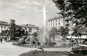 Immagine del venditore per Postkarte Carte Postale 13949207 Lugano Lago di Lugano TI Fontana Piazza Manzoni venduto da Versandhandel Boeger