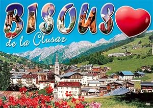 Postkarte Carte Postale 13946410 La Clusaz 74 Le Massif des Aravis Le centre de la station a la C...