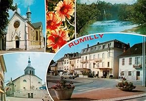 Postkarte Carte Postale 13946571 Rumilly Haute-Savoie Eglise Vue d'ensemble