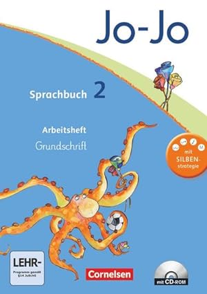 Seller image for Jo-Jo Sprachbuch - Aktuelle allgemeine Ausgabe. 2. Schuljahr - Arbeitsheft in Grundschrift mit CD-ROM for sale by AHA-BUCH GmbH
