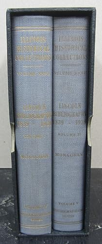 Collections of the Illinois State Historical Library Volume XXXI & XXXII, Bibliographical Series ...