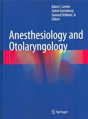 Seller image for Anesthesiology and Otolaryngology for sale by GreatBookPricesUK