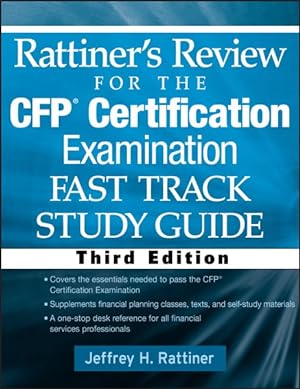 Imagen del vendedor de Rattiner's Review for the CFP Certification : Examination, Fast Track, Study Guide a la venta por GreatBookPricesUK