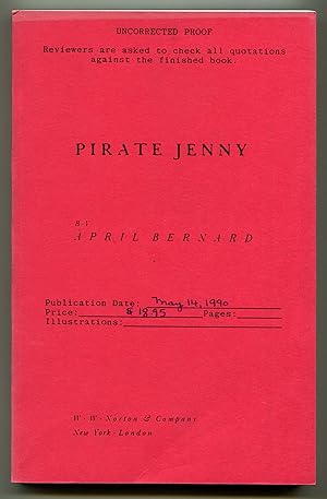 Bild des Verkufers fr Pirate Jenny zum Verkauf von Between the Covers-Rare Books, Inc. ABAA