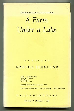 Seller image for A Farm Under a Lake for sale by Between the Covers-Rare Books, Inc. ABAA