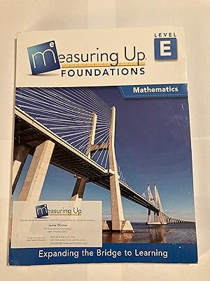 Measuring Up Foundations: Mathematics: Level E