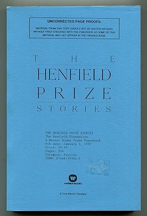 Imagen del vendedor de The Henfield Prize Stories a la venta por Between the Covers-Rare Books, Inc. ABAA