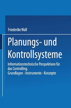 Imagen del vendedor de Planungs- und Kontrollsysteme a la venta por BuchWeltWeit Ludwig Meier e.K.