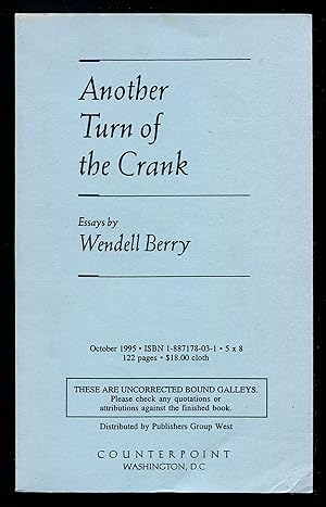 Seller image for Another Turn of the Crank: Essays for sale by Between the Covers-Rare Books, Inc. ABAA