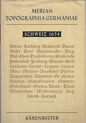 Image du vendeur pour Topographia Helvetiae, Rhaetiae, et Valesiae. Das ist / Beschreibung unnd eygentliche Abbildung der vornehmsten Sttte und Pltze in der Hochlblichen Eydgnoschafft / Graubndten / Wallis / und etlicher zugewandten Orthen mis en vente par stephens bookstore