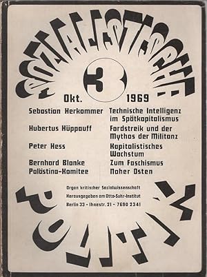 Seller image for Sozialistische Politik; 1. Jahrgang, Heft 4, Dezember 1969 : for sale by Schrmann und Kiewning GbR