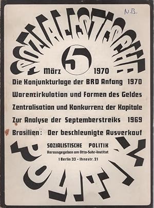 Seller image for Sozialistische Politik; 3. Jahrgang, Heft 12, Juli 1971 : Materielle und geistige Produktion . for sale by Schrmann und Kiewning GbR