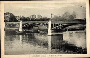 Ansichtskarte / Postkarte Asnières sur Seine Hauts-de-Seine, Le Pont