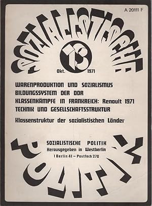 Seller image for Sozialistische Politik; 5. Jahrgang, Heft 24, Juni 1973 : Staatsmonopolistischer Kapitalismus . for sale by Schrmann und Kiewning GbR