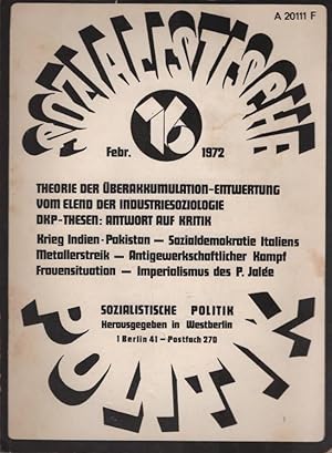 Seller image for Sozialistische Politik; 3. Jahrgang, Heft 10, Februar 1971 for sale by Schrmann und Kiewning GbR