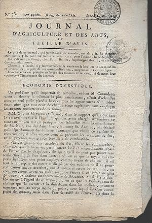 Journal d'Agriculture et des Arts et Feuille d'avis