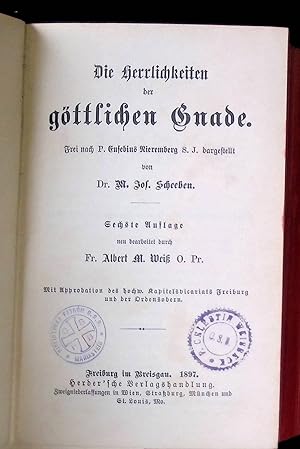 Seller image for Die Herrlichkeiten der gttlichen Gnade. Ascetische Bibliothek. for sale by books4less (Versandantiquariat Petra Gros GmbH & Co. KG)