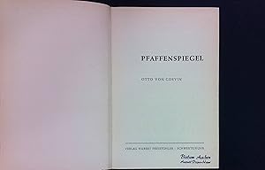 Bild des Verkufers fr Pfaffenspiegel zum Verkauf von books4less (Versandantiquariat Petra Gros GmbH & Co. KG)