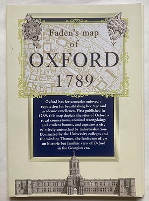 Seller image for Faden's Map of Oxford, 1789 for sale by Leabeck Books