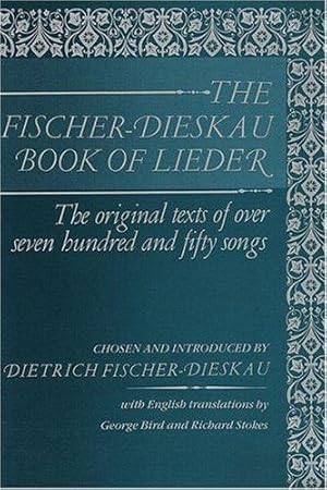 Bild des Verkufers fr The Fischer-Dieskau Book of Lieder zum Verkauf von WeBuyBooks