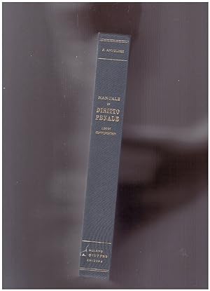 Imagen del vendedor de Manuale di Diritto Penale Leggi Complementari I reati fallimentari e societari a la venta por librisaggi