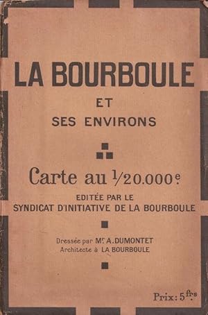 La Bourboule et ses environs - carte au 1/20.000e