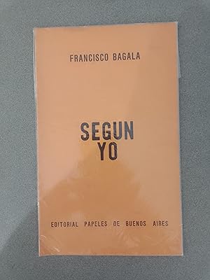 Imagen del vendedor de SEGUN YO a la venta por FELISBERTA LIBROS