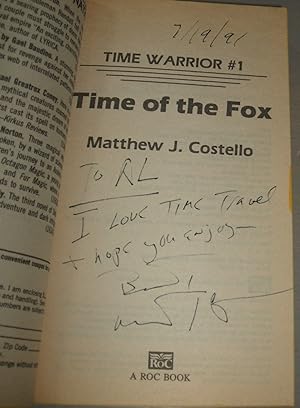 Seller image for Time of the Fox (Time Warrior #1) // The Photos in this listing are of the book that is offered for sale for sale by biblioboy