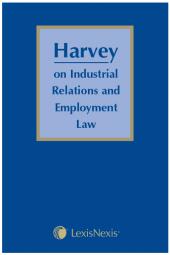 Bild des Verkufers fr Harvey on Industrial Relations and Employment Law zum Verkauf von LawBooksellers