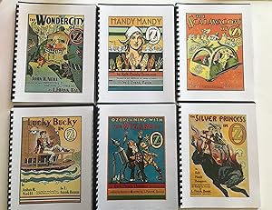 Image du vendeur pour 10 Reprints of Scarce Wizard of Oz Titles: THE WONDER CITY OF OZ; THE SCALAWAGONS OF OZ; LUCKY BUCKY IN OZ; OZOPLANING WITH THE WIZARD OF OZ; HANDY MANDY IN OZ; CAPTAIN SALT IN OZ; THE SILVER PRINCESS IN OZ; THE SHAGGY MAN OF OZ; THE MAGICAL MIMICS IN OZ; MERRY GO ROUND IN OZ mis en vente par Foley & Sons Fine Editions