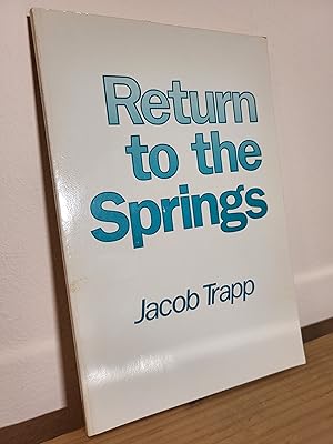 Imagen del vendedor de Return to the Springs a la venta por Losaw Service