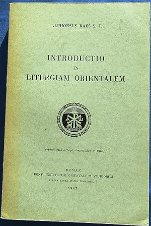 INTRODUCTIO IN LITURGIAM ORIENTALEM (1947)