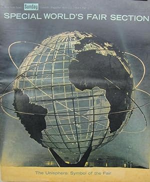 Image du vendeur pour Special World's Fair Sunday Magazine ~ New York Daily News Magazine Sunday April 12, 1964 mis en vente par 32.1  Rare Books + Ephemera, IOBA, ESA