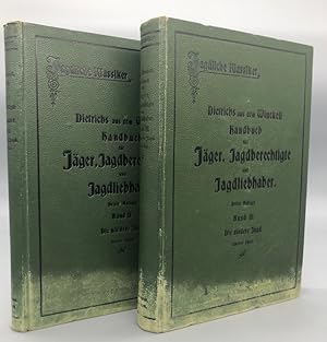 Bild des Verkufers fr Handbuch fr Jger, Jagdberechtigte und Jagdliebhaber. Band II und III. Die Niederjagd, erster und zweiter Teil. (2 Bnde). Dritte Auflage, mit 43 / 62 Abbildungen. In der Reihe Jagdliche Klassiker . zum Verkauf von Antiquariat an der Linie 3